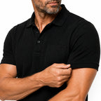 Capri - Men's Ultra Comfortable Pocket Polo Shirt